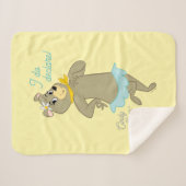 シンディベアよくはしゃぐポーズ シェルパブランケット (正面(横))