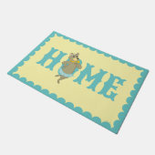 シンディベアよくはしゃぐポーズ ドアマット (アングル)