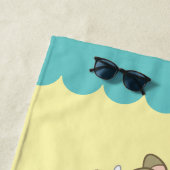 シンディベアよくはしゃぐポーズ ビーチタオル (インサイチュ)