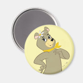 シンディベアよくはしゃぐポーズ マグネット (正面/裏面)