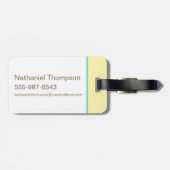 シンディベアよくはしゃぐポーズ ラゲッジタグ (裏面横)