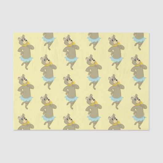 シンディベアよくはしゃぐポーズ 薄葉紙 (正面)