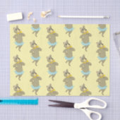 シンディベアよくはしゃぐポーズ 薄葉紙 (クラフト)