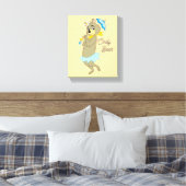 シンディベアホールディングパラソル キャンバスプリント (インサイチュ (寝室))