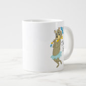 シンディベアホールディングパラソル ジャンボコーヒーマグカップ (正面右)