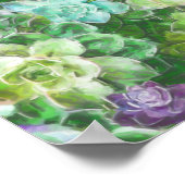 シンディベンデルの多肉栽培ガーデンズ ポスター (角)