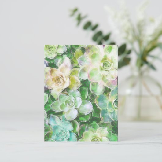 シンディベンデルの多肉栽培ガーデンズ ポストカード (スタンド正面)