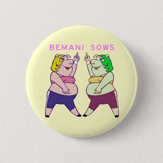 シンディボタン 缶バッジ (正面)