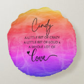 シンディ・ラブ ラウンドクッション (裏面)