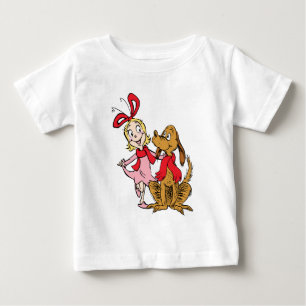 シンディ・ルー・フーとマックス・ザ・ドッグ ベビーTシャツ