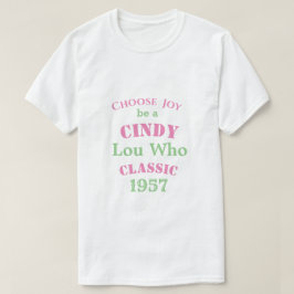 シンディ·ルー·フー·クラシックPG Tシャツ