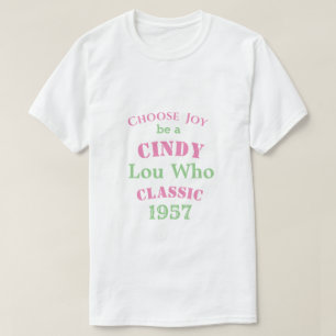 シンディ·ルー·フー·クラシックPG Tシャツ
