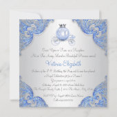 シンデファンシーレラプリンセス誕生日パーティー 招待状 (裏面)