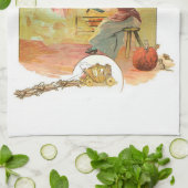 シンデレラおよび彼女の妖精の神の母 キッチンタオル (折り畳み)