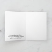 シンデレラおよび王子の挨拶状 カード (内部)