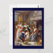 シンデレラがスリッパを試みる ポストカード (正面/裏面)