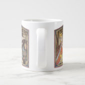 シンデレラと妖精のゴッドマザー、ヴィンテージ童話 ジャンボコーヒーマグカップ (裏面)