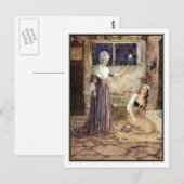 シンデレラと妖精の女神 – ミリセントSowerby ポストカード (正面/裏面)