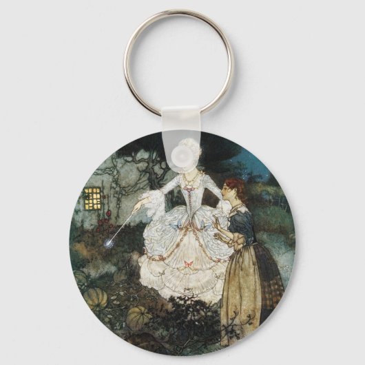 シンデレラと妖精の妖女 キーホルダー (正面)