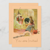 シンデレラと妖精の神の母 招待状 (正面/裏面)