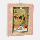 シンデレラと彼女の妖精の神の母 セラミックオーナメント (右)