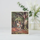 シンデレラと王子、1907年、ヴィンテージスタイル ポストカード (スタンド正面)