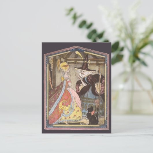 シンデレラと魔法の義母、ヴィンテージ・フェアリー・テイル ポストカード (スタンド正面)