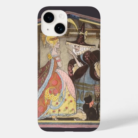 シンデレラと魔法の義母、ヴィンテージ・フェアリー・テイル Case-Mate iPhoneケース (裏面)