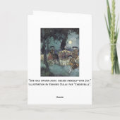 シンデレラのコーチのおとぎ話カード カード (裏面)