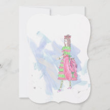 シンデレラのネズミ：ウィーナグリーティングカード