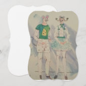 シンデレラのネズミ:グリーティングカード シーズンカード (正面/裏面)