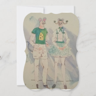 シンデレラのネズミ:グリーティングカード シーズンカード