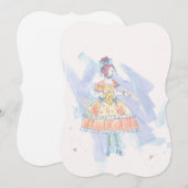 シンデレラのネズミ：モナグリーティングカード シーズンカード (正面/裏面)