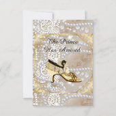 シンデレラのバクロレットパーティーまたは結婚式の招待 招待状 (正面)