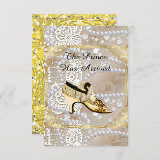 シンデレラのバクロレットパーティーまたは結婚式の招待 招待状