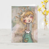 シンデレラの物語-挨拶状 カード (黄色い花)