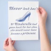 シンデレラの靴から学んで下さい チラシ (手)