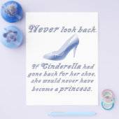 シンデレラの靴から学んで下さい チラシ (シングル)