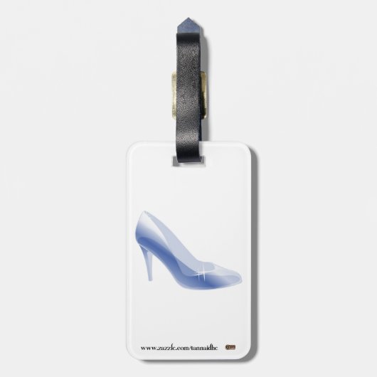 シンデレラの靴から学んで下さい ラゲッジタグ (裏面縦)