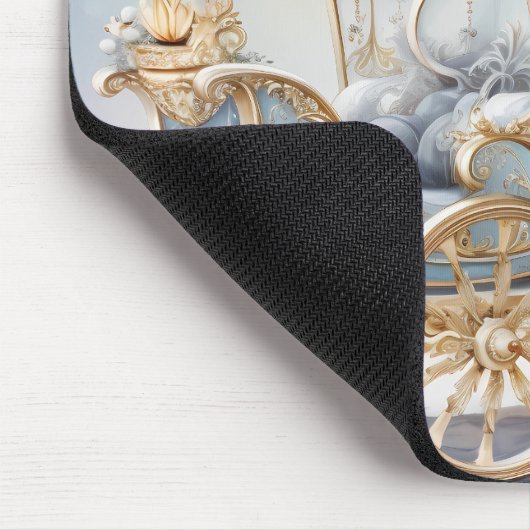 シンデレラの魔法のコーチ – 冬をテーマにしたマウス マウスパッド (コーナー)