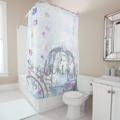 シンデレラはキャリッジシャワー・カーテンをインスパイア シャワーカーテン (インサイチュ)