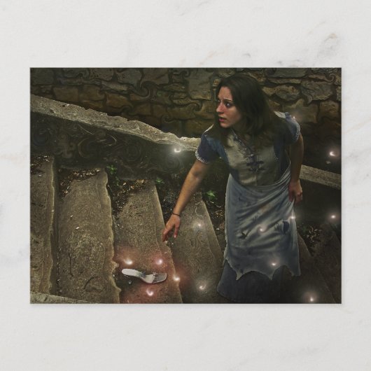 シンデレラは彼女失ったのスリッパ葉書を持っている ポストカード (正面)