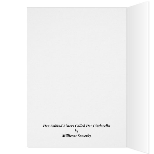 シンデレラはMillicent Sowerbyによって置き去りになりました (内側 (左))
