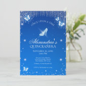 シンデレラキンセアニェラ誕生日招待状 招待状 (スタンド正面)