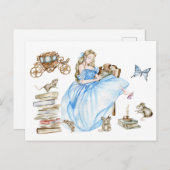 シンデレラグリーティングカードポストカード ポストカード (正面/裏面)