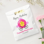 シンデレラコーチガールバースデーパーティー好意バッグ フェイバーバッグ (封をした状態)