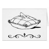 シンデレラシューズとピローアートカード (正面横)