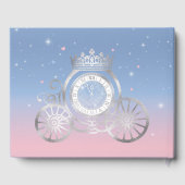 シンデレラシューライトブルーとピンクキンセアニラ ゲストブック (裏面)