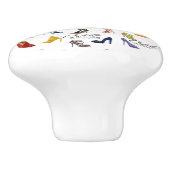 シンデレラシュー引用文セラミックプルドアノブ セラミックノブ (側面)