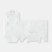 シンデレラシルバーキャリッジホワイトパーティー好意ボックス フェイバーボックス (折り畳みなし)